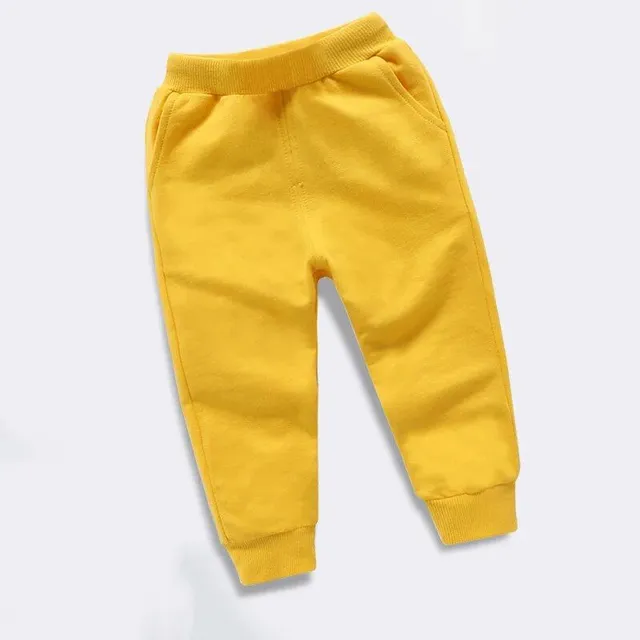 Boys casual comfortable fixed active sweatpants with elastic waist breathable sports pants for children Green 10T