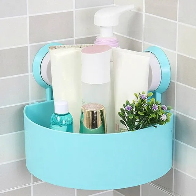 Practical corner shelves for the bathroom or kitchen