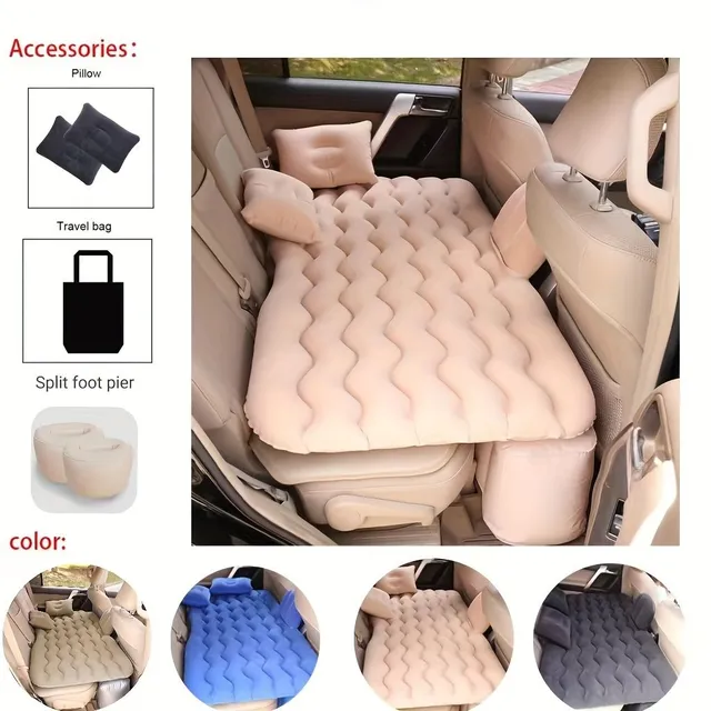 Inflatable Inflatable Mattress, Mattress On Rear Seat Cars, Multipurpose Sofa, Outdoor Camping Pillow