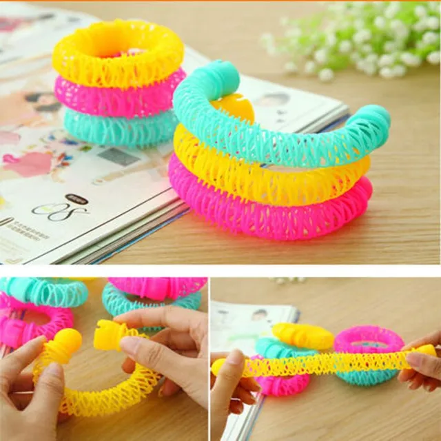 Spiral curlers for hair - 16 pcs