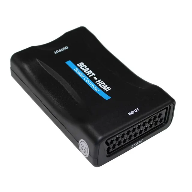 Scart to HDMI converter adapter for audio and video