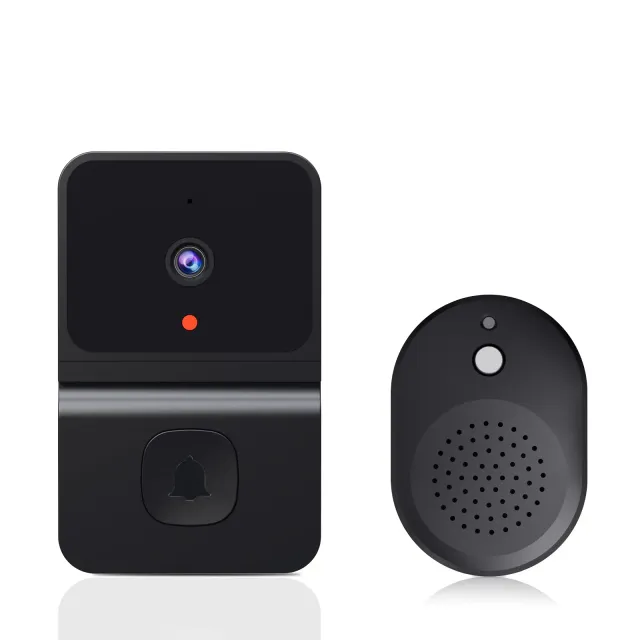 Wireless WiFi outdoor HD bell with camera, night vision, video and intercom for home