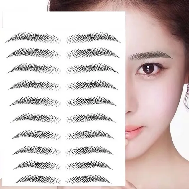 Microblading sticker - temporary eyebrow tattoo