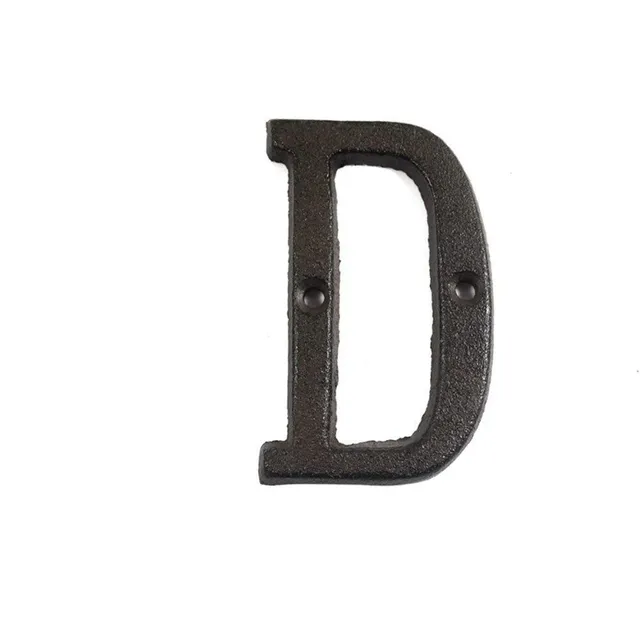 Dekoratívne železnej písmeno C527