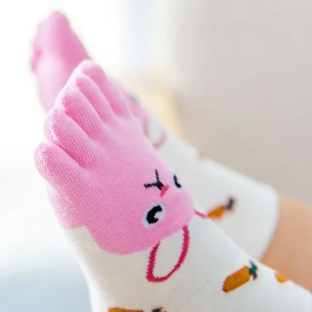 Children's cute finger socks