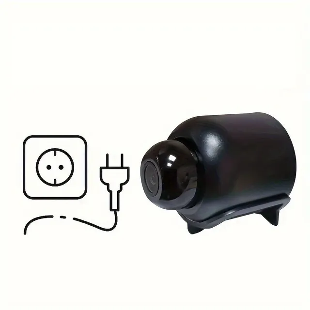 WiFi security camera with night vision and motion detection - Wide area, remote access