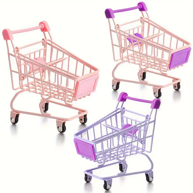 6 Pieces of Little Shopping Cart