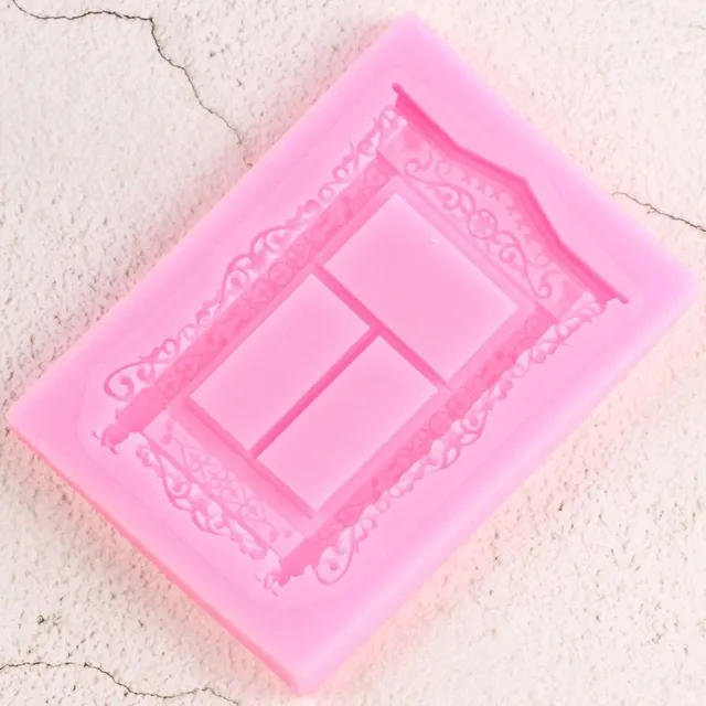 Silicone form of decorative window