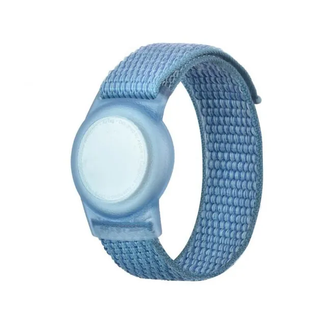 Brățară din nylon pentru copii pentru AirTag blue 170mm