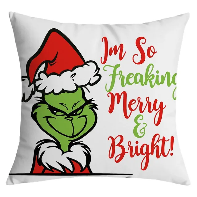 Christmas practical pillowcase with Grinch printing