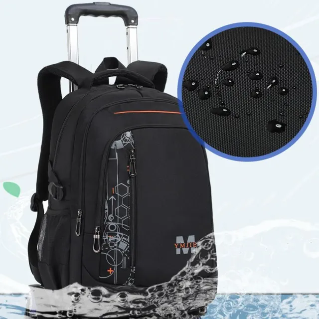Travel suitcase with large capacity and lightweight construction, waterproof