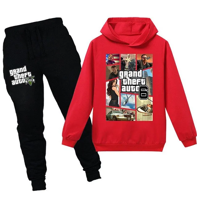 Kids tracksuit with GTA V print