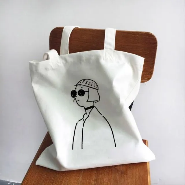 Character printing bag