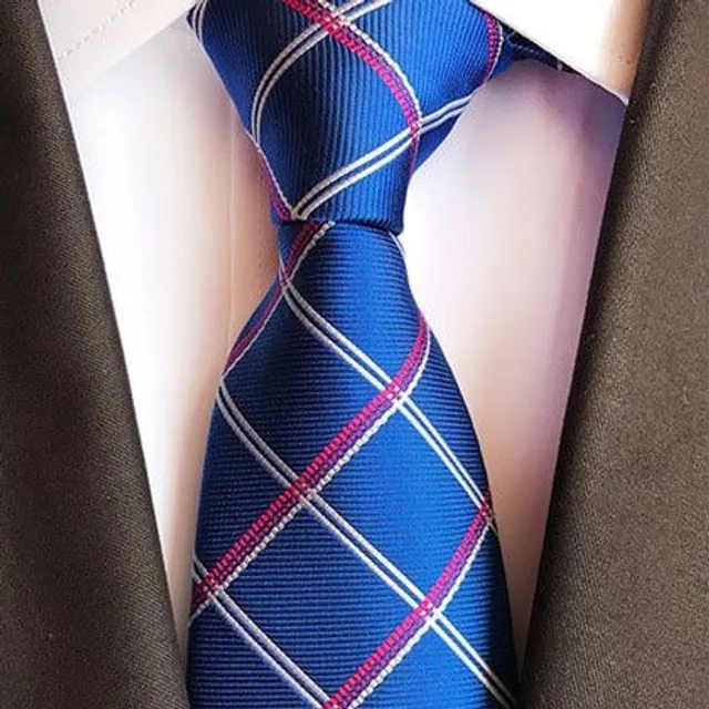 Cravată elegantă pentru bărbați cu un model subtil