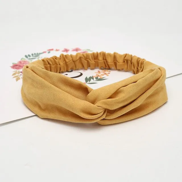 Women's headband with cross in different colours