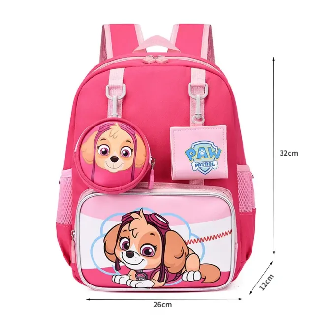 Children's school backpack with side pockets and motifs popular Paw Patrol