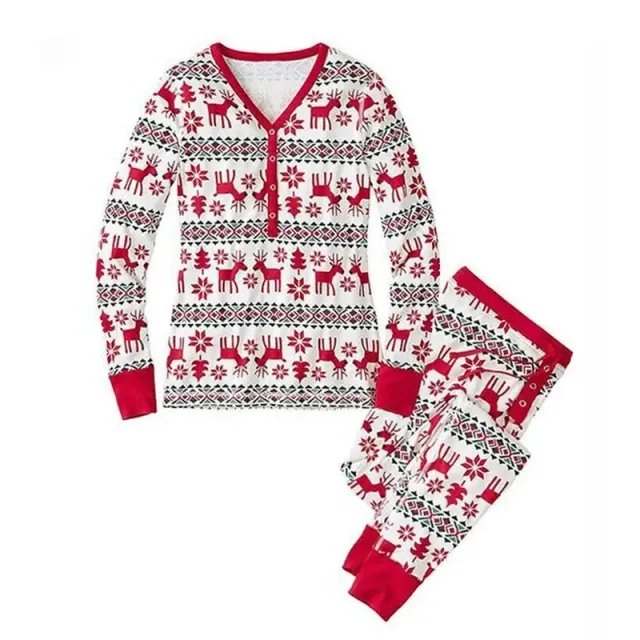 Családi karácsony Pyjamas Nyaralás Otthon PJS Otthon Suit