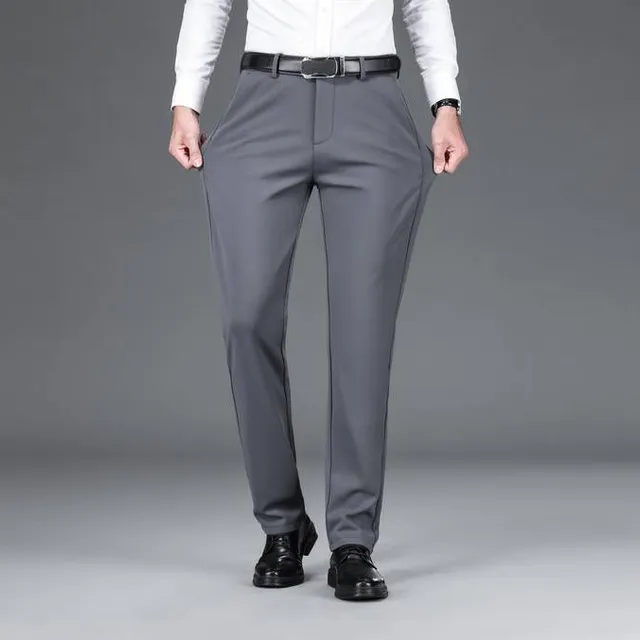 Men's Warm and Strong Suit Pants - Elegant and Comfortable Pants for Colder Days