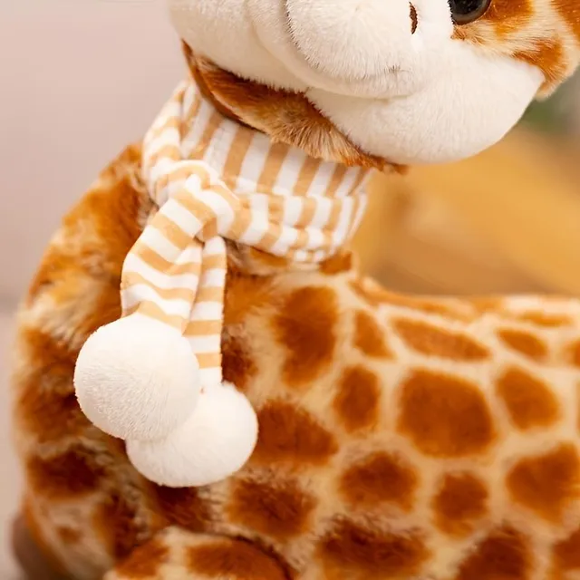 Soft stuffed giraffe - cute pet and decorative pillow