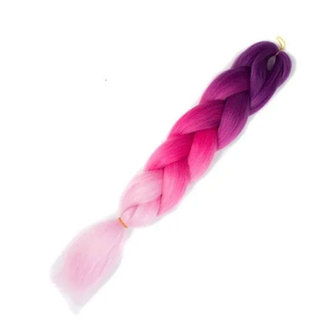 Canecal multicolor braids 60 cm