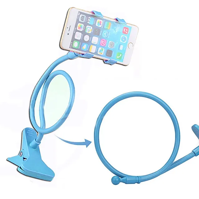Universal phone holder with clip-on pin