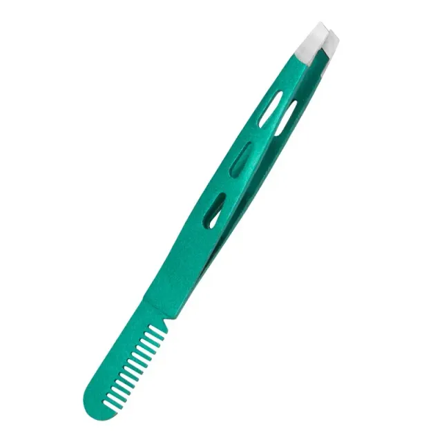 Curve pointed precision tweezers for eyebrows