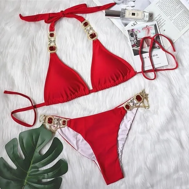 Bikini cu pietre