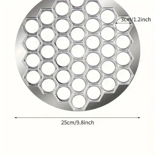 Moule à raviolis en aluminium à 37 trous - moule à dumplings facile pour un repas délicieux, ustensiles de cuisine sûrs