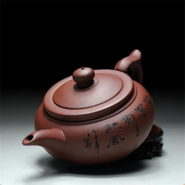 Ceramic teapot Chinese motif