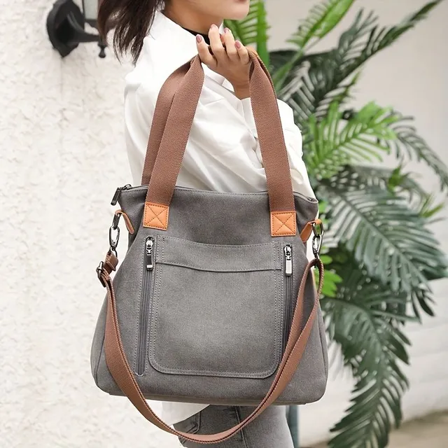 Durable lightweight crossbody bag, practical everyday bag for work