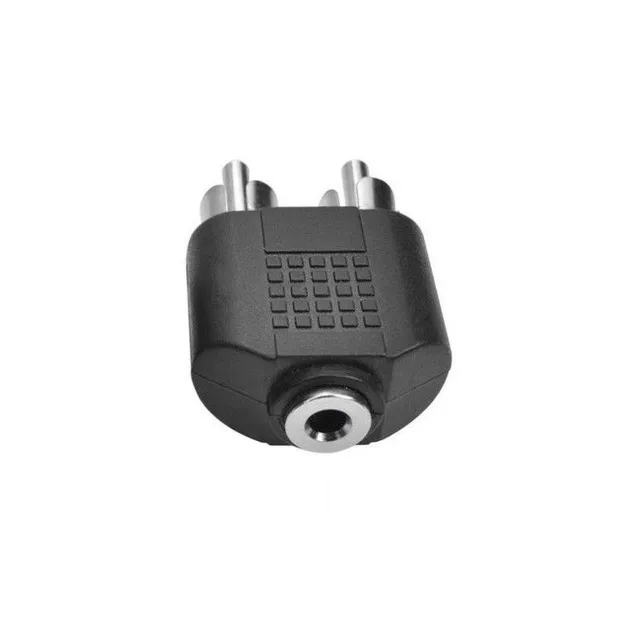 Adaptor 3.5mm jack la 2x RCA F/M