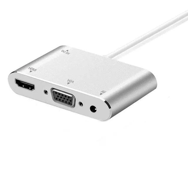 Lightning adapter on HDMI / VGA / AV