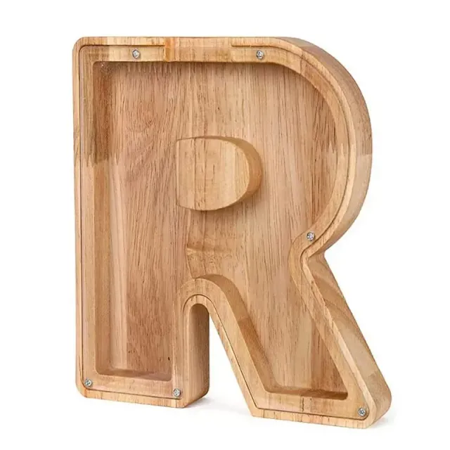 Design box in letter shape - whole alphabet, wood processing