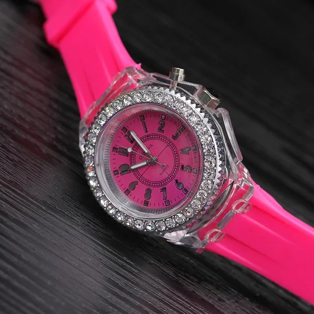 Ladies beautiful watch with luminous strap Afif