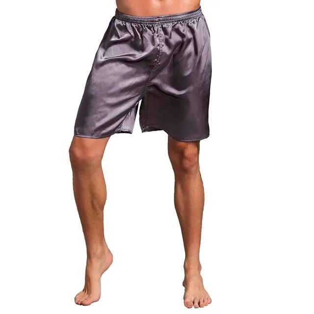 Men's velvet sleep shorts PULS SIZE