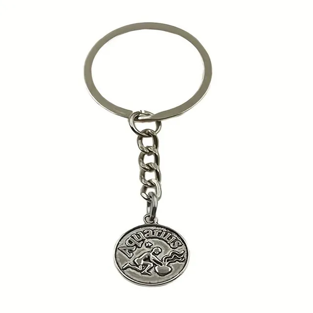 Keychain with 12 zodiac signs - Cancer, Beran, Lion, Weight, Virgin, Gemini