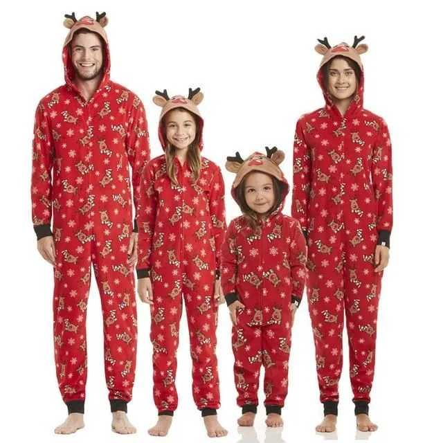 Set de pijamale de Crăciun pentru întreaga familie