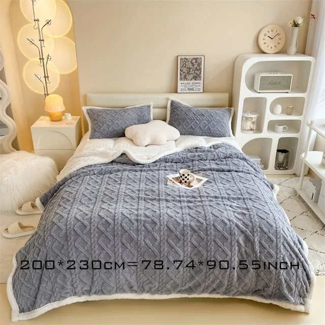 Double Sided Sheep Wave Bed Deka