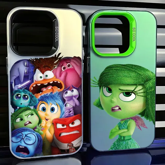 Trends silicone cover on iPhones with motifs of favorite characters from a fairy tale In the head 2 - Inside Out 2