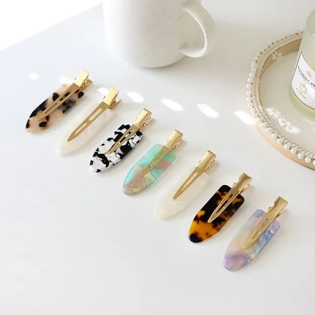 Stylish shiny hair clips - various motifs