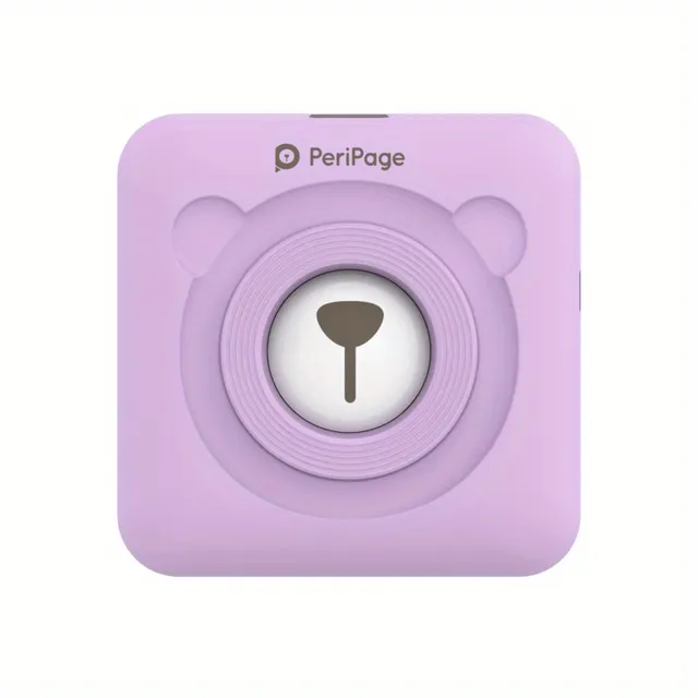 Imprimantă termică de buzunar PeriPage A6 Mini - wireless, pentru etichete, autocolante, notițe și fotografii cu conexiune BT și USB, rezoluție 304 DPI