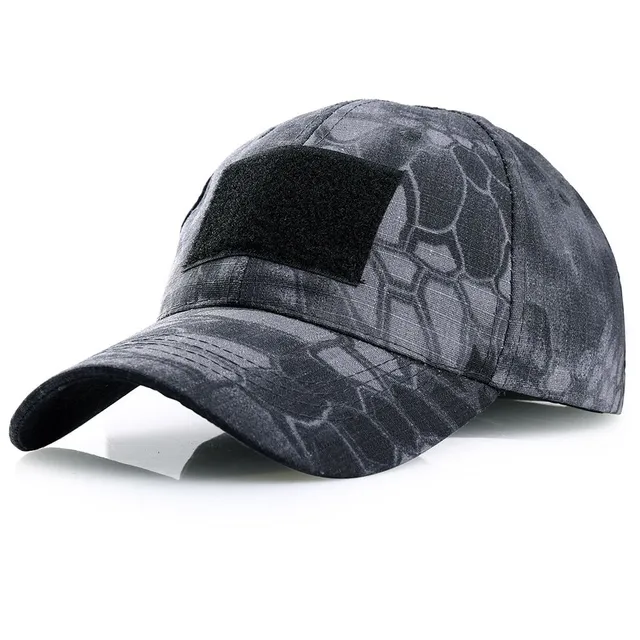 Military airsoft cap with buckle