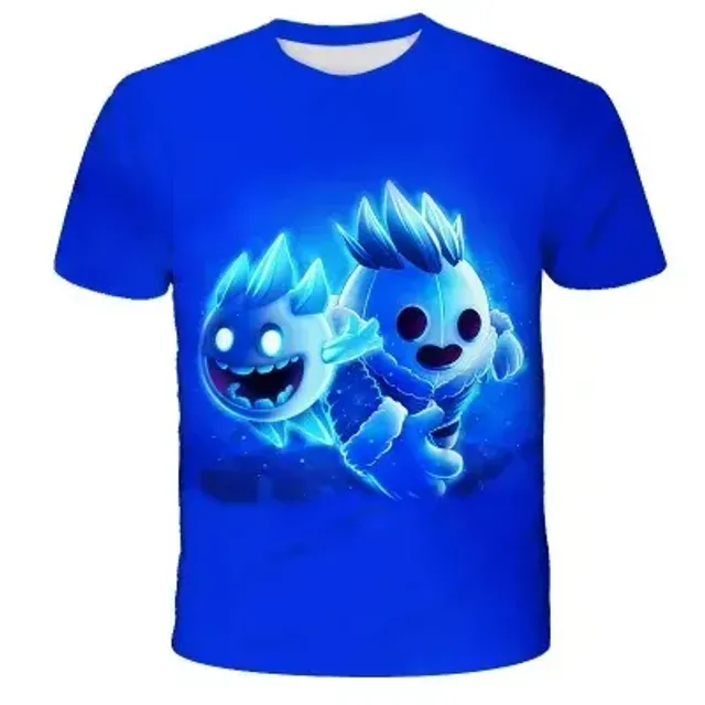 Koszulka unisex z kolorowymi nadrukami w motywy Brawl Stars