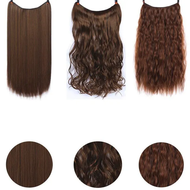 Synthetic hair extensions