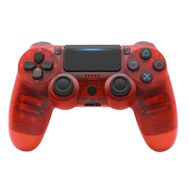 PS4 design controller of different variants crystal-red