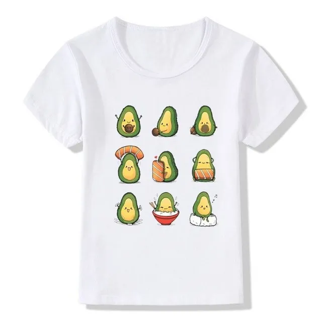 Tricou pentru copii cu avocado Rebecka detske-tricko-s-avokadem-m 4