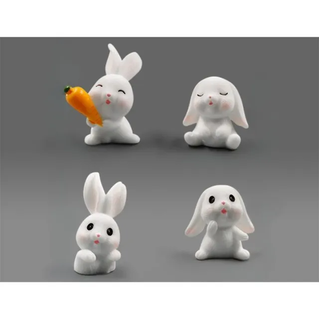 Ceramic Easter Bunny figurines