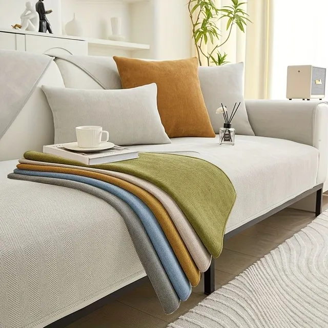 1 pc Universal washable sofa bed from chenille, non-slip, year-round use