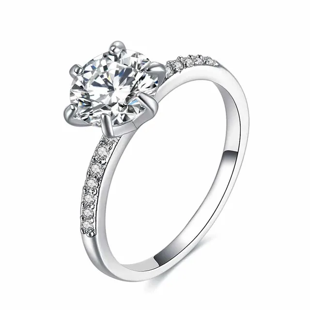 Bague élégante pour femme avec pierre | Bague de fiançailles