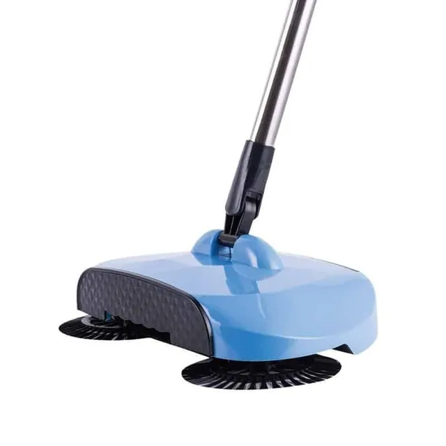 Stainless steel hand-held rotary broom